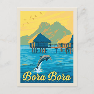 Bora Bora, Französisch-Polynesien Postkarte