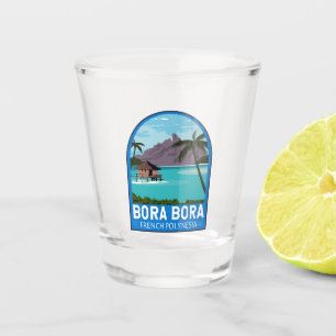 Bora Bora Französisch Polynesien Reisen Vintage Ku Schnapsglas