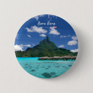 Bora Bora, Französisch-Polynesien - Strandresort Button
