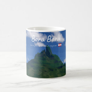 Bora Bora, Französisch-Polynesien - Strandresort Kaffeetasse