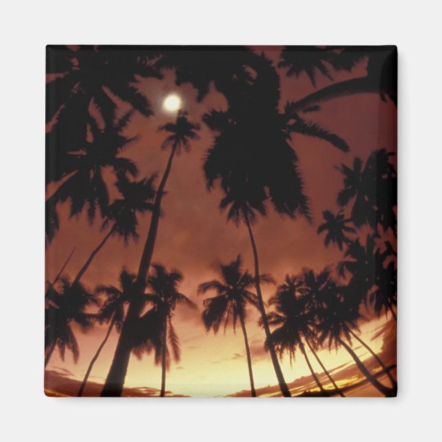 Bora Bora, Französisch-Polynesien Sunset durch Magnet (Vorne)