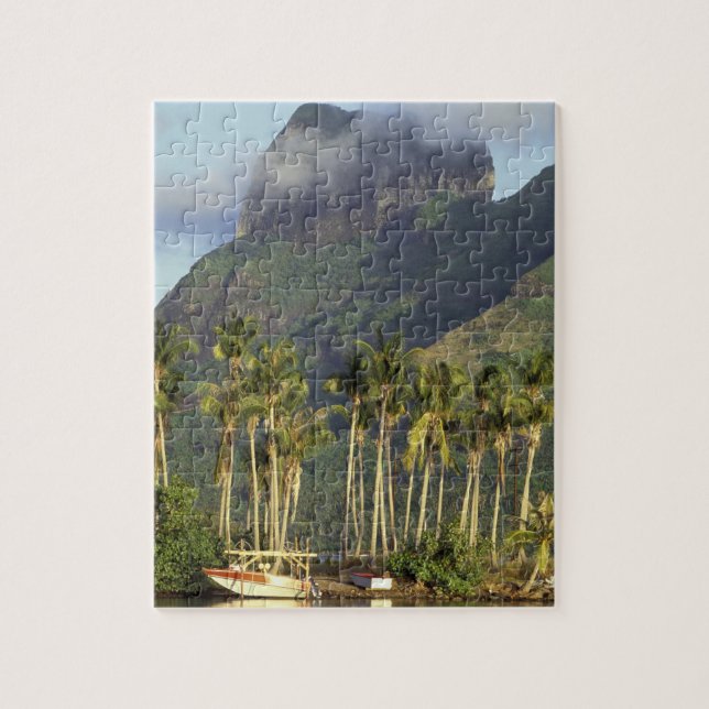 Bora Bora, Französisch-Polynesien Wasserfront-Szen Puzzle (Vertikal)