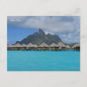 Bora Bora French Polynesia Postkarte