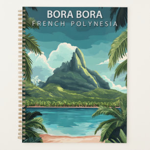Bora Bora French Polynesia Vintag Tropical Planer