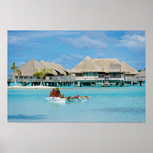 Bora Bora Frühstücksservice im Kanuverleih Poster