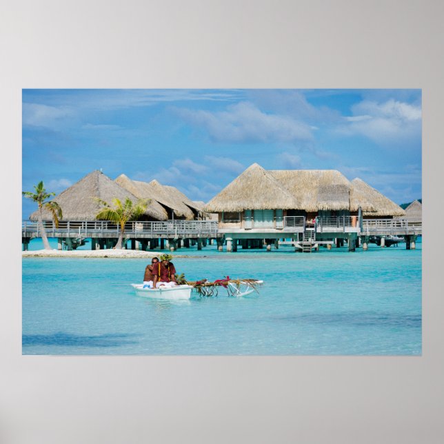 Bora Bora Frühstücksservice im Kanuverleih Poster (Vorne)