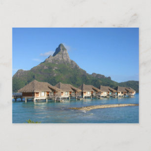 Bora Bora Huts Postkarte