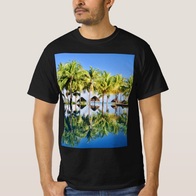 Bora Bora Infinity Pool T-Shirt (Vorderseite)