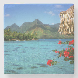Bora Bora Island, Französisch-Polynesien Steinuntersetzer