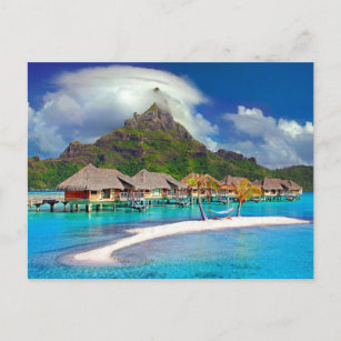 Bora Bora Karibosinsel Postkarte