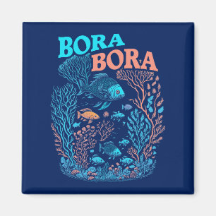 Bora Bora Korallenriff Magnet