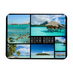 Bora Bora Landschaften vereinbaren Foto Magnet