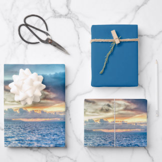 Bora Bora Ocean View Foto Geschenkpapier Set