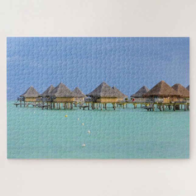 Bora Bora Paradise, Bungalow Overwater Puzzle (Horizontal)
