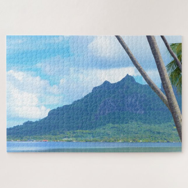 Bora Bora Paradise, Bungalow Overwater Puzzle (Horizontal)