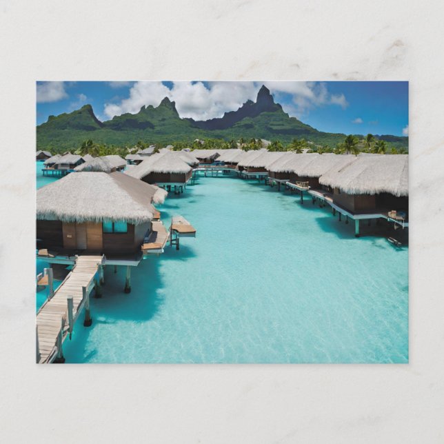 Bora Bora Postcard (Bora Bora 4) Postkarte (Vorderseite)
