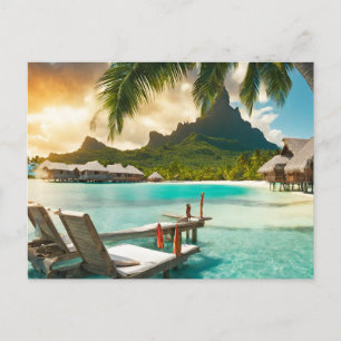 Bora Bora Postcard (Bora Bora d) Postkarte