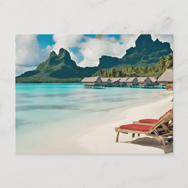 Bora Bora Postcard (Bora Bora f) Postkarte (Vorderseite)