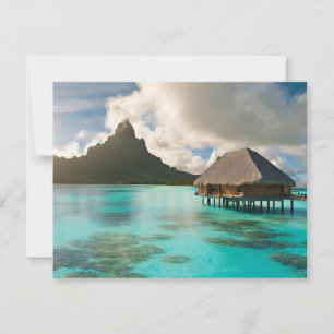 Bora Bora Postcard Feiertagskarte