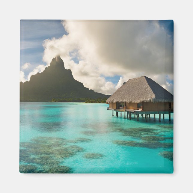 Bora Bora Postcard Magnet (Vorne)