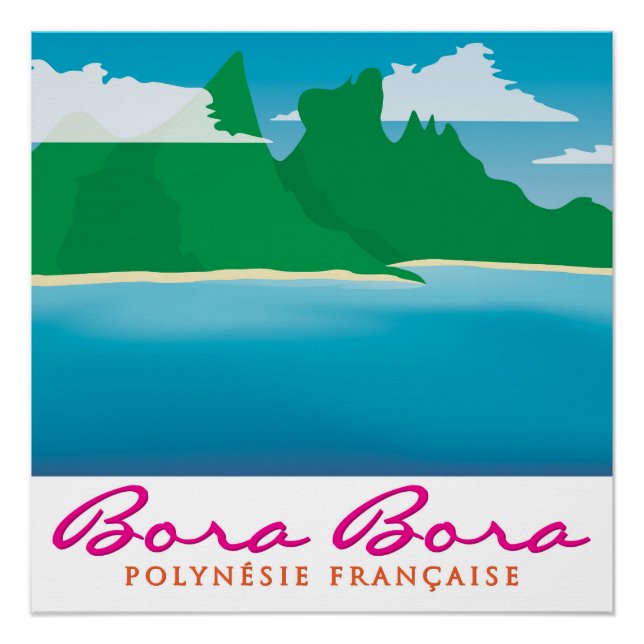 Bora Bora Poster (Vorderseite)