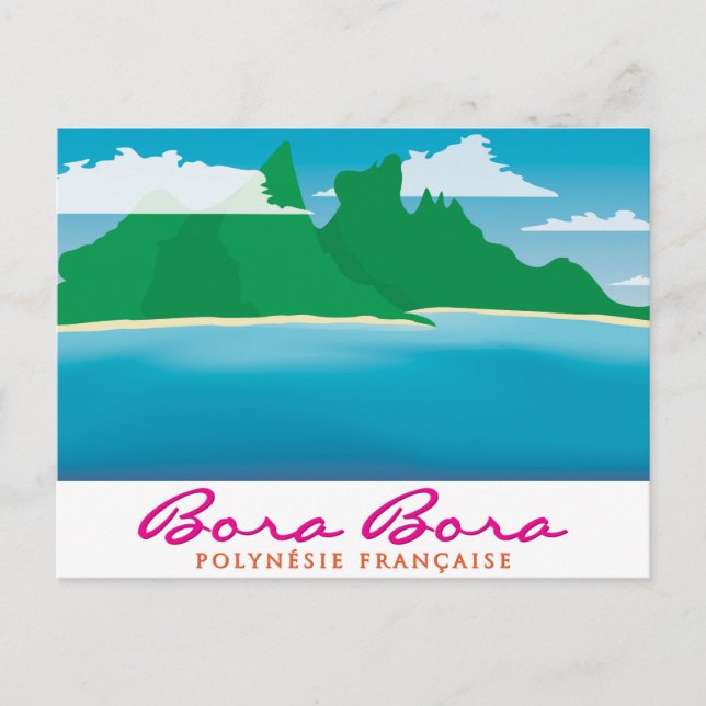 Bora Bora Postkarte (Vorderseite)