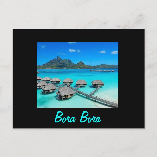 Bora Bora Postkarte (Vorderseite)
