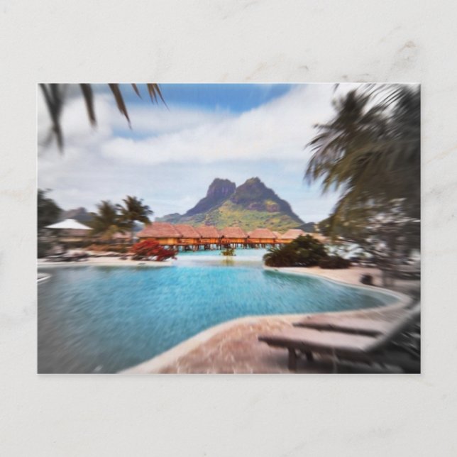Bora Bora Postkarte (Vorderseite)