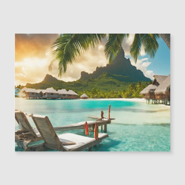 Bora Bora Postkarte (Bora Bora d) (Vorderseite)