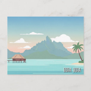 Bora Bora Reise Postkarte