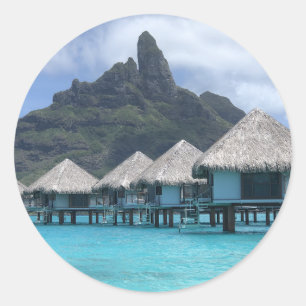 Bora Bora Runder Aufkleber
