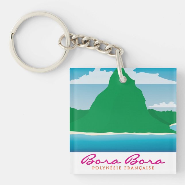 Bora Bora Schlüsselanhänger (Vorderseite)