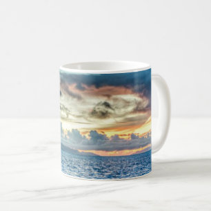 Bora Bora schöner Sonnenuntergang Kaffeetasse