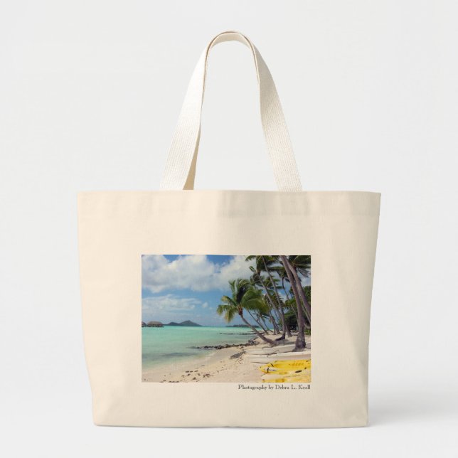 Bora Bora Strand-Tasche Jumbo Stoffbeutel (Vorne)