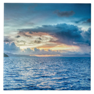 Bora-bora, Südpazifikinsel Fliese