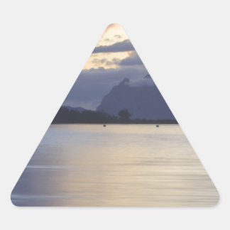 Bora Bora Sunset.JPG Dreieckiger Aufkleber
