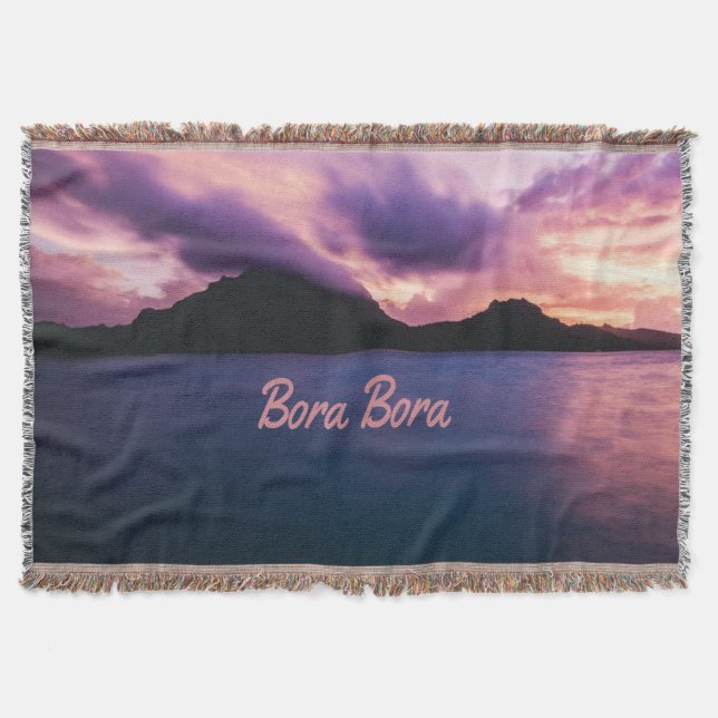 Bora Bora Suset Island Beach Decke (Vorderseite)