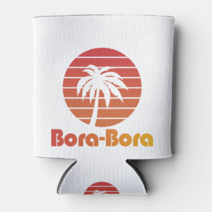 Bora Bora T - Shirt für Reisen, Ferien und Urlaub Dosenkühler