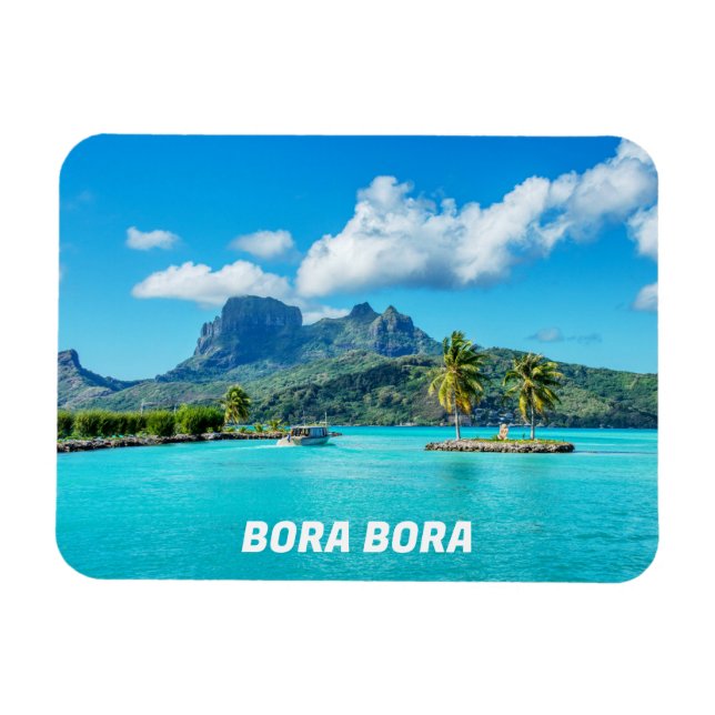 BORA BORA Trauminsel Magnet (Horizontal)