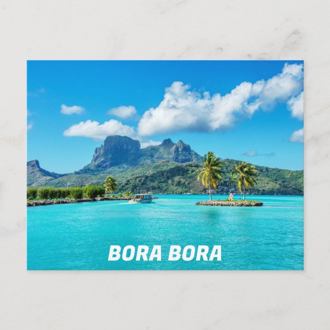 BORA BORA Trauminsel Postkarte (Vorderseite)