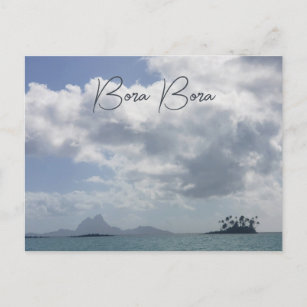Bora Bora Tropical Island Paradise Postkarte