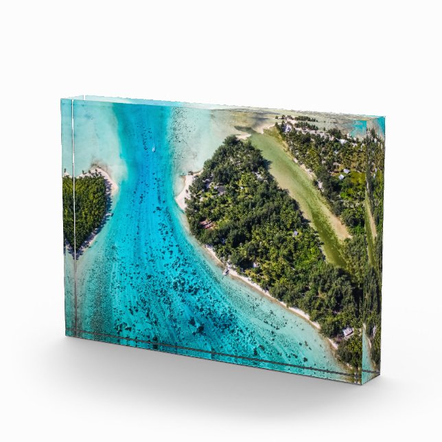 Bora Bora - Weg zum Ozean Fotoblock (Rechts)