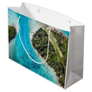 Bora Bora - Weg zum Ozean Große Geschenktüte