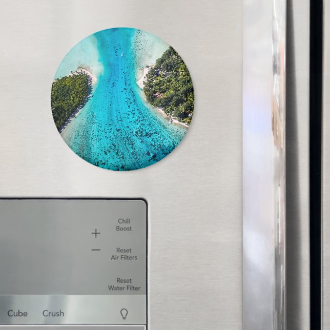 Bora Bora - Weg zum Ozean Magnet (In Situ (Kühlschrank))