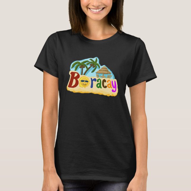 Boracay Island Philippinen T-Shirt (Vorderseite)