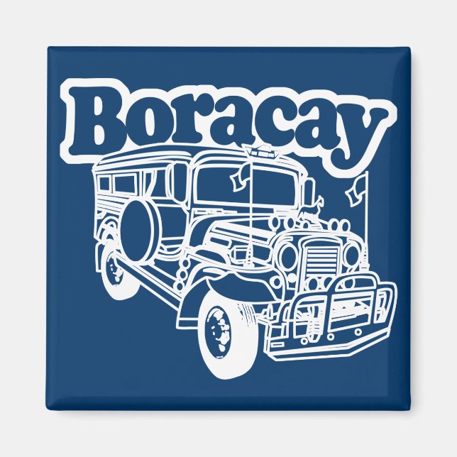 Boracay Jeepney Magnet (Vorne)