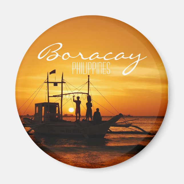Boracay, Philippinen Magnet (Vorne)