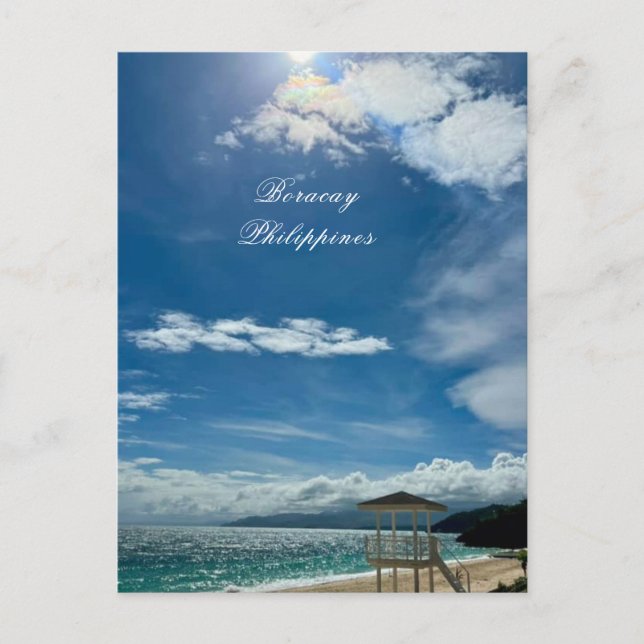 Boracay Philippinen Postkarte (Vorderseite)