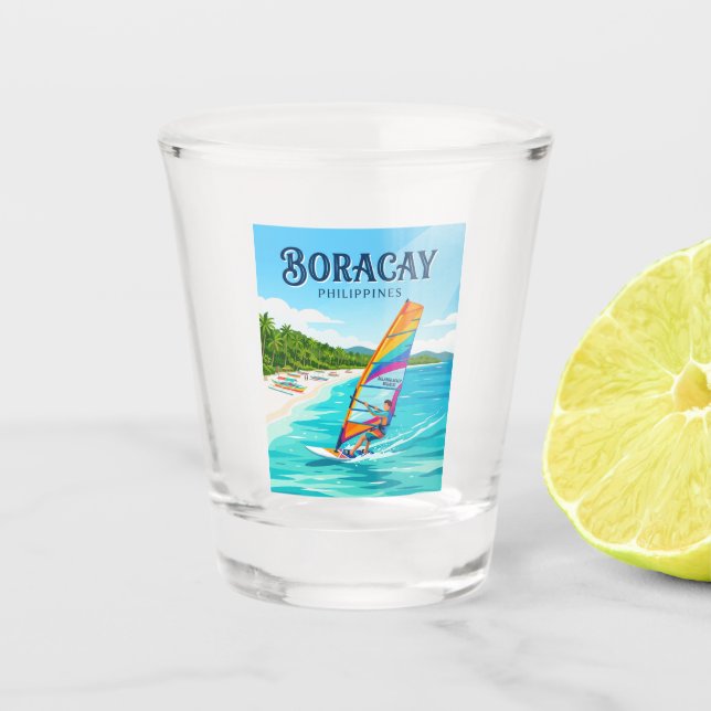 Boracay Philippinen Schnapsglas (Vorderseite)