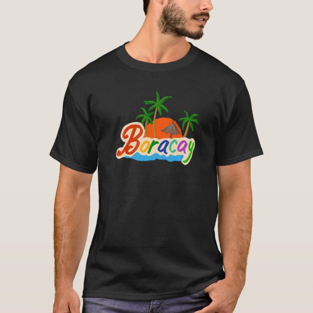 Boracay Philippines souvenir  for men women  3 T-Shirt (Vorderseite)